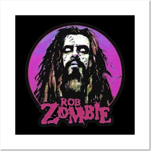 Purple zombie Posters and Art